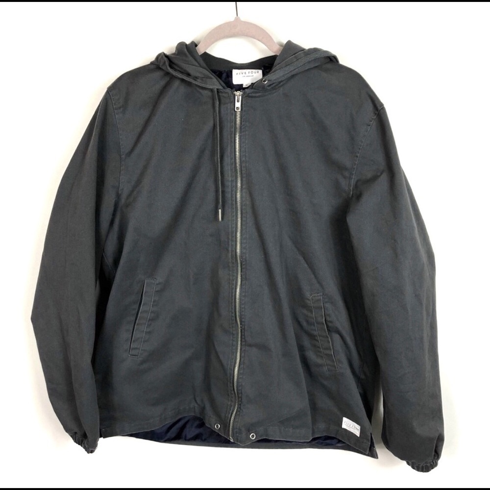 Five‎ four zip up hooded jacket